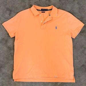 Polo Ralph Lauren logo shirt sherbet Orange Sz M